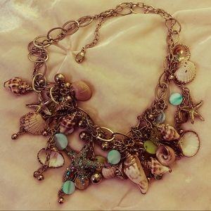 Betsey Seashell Ocean Mermaid Necklace dupe